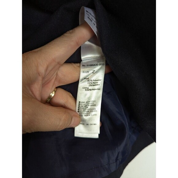 Moussy Black Mini Skirt Women's Size 2 Pleated Buttons - Picture 8 of 10